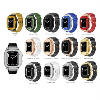 Apple Watchhoz egy darabos védőfedél — szilikonötvözet, kompatibilis 87SE654
