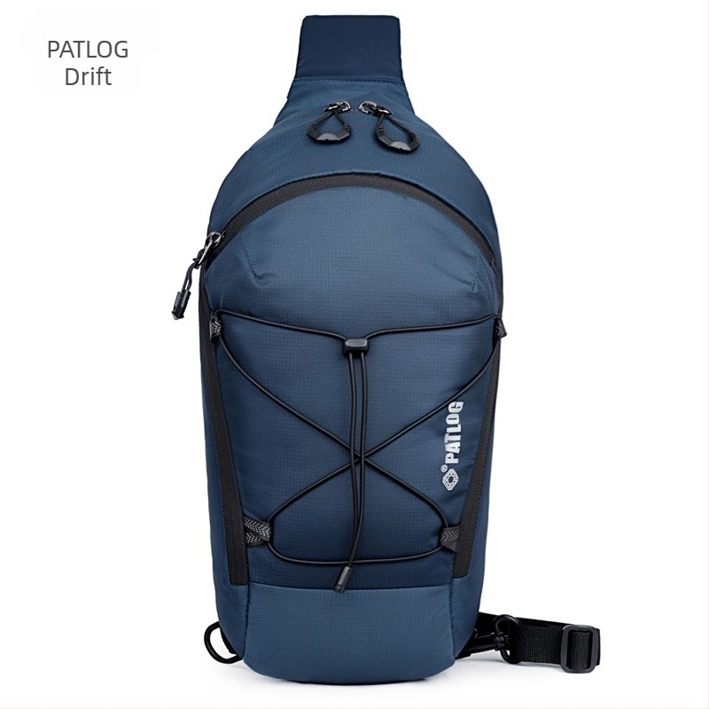 Drifter Férfi Nylon Mellkas Táska, Utcai Stílus, Ultra Könnyű, Crossbody