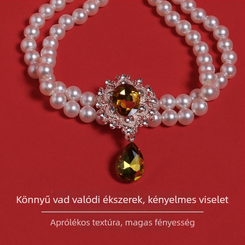 Műanyagból készült háziállat nyaklánc – INS-stílus, univerzális illeszkedés, macskáknak és kutyáknak
