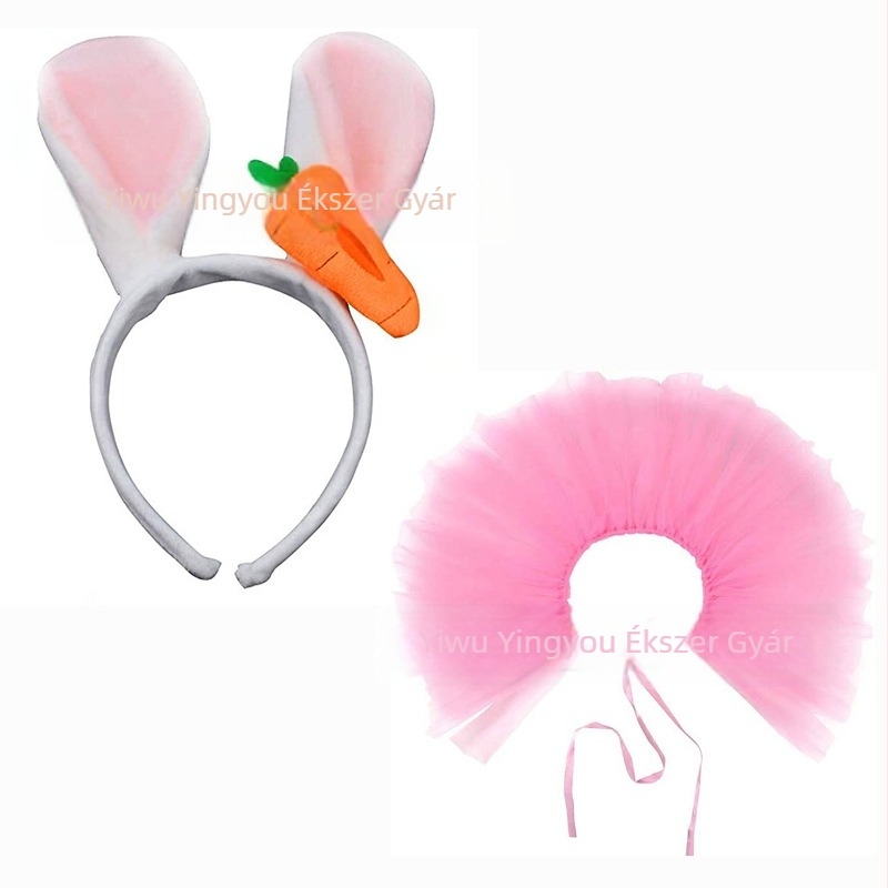 Háziállat jelmez: Yingyou poliészter, rajzfilm-stílus, tütü ruha hajgumi‑val — Halloweenre, ajándékba megfelelő