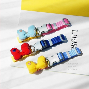 Kutya nyakörv masnival – szín-összehangolt minta, poliészter, stílus Princess Wind, márka pickyorange