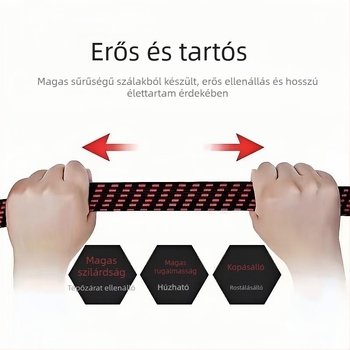 Qiling Nylon elasztikus hevederek járművek rögzítéséhez, nehéz terhelésű, 8 kg teherbírás