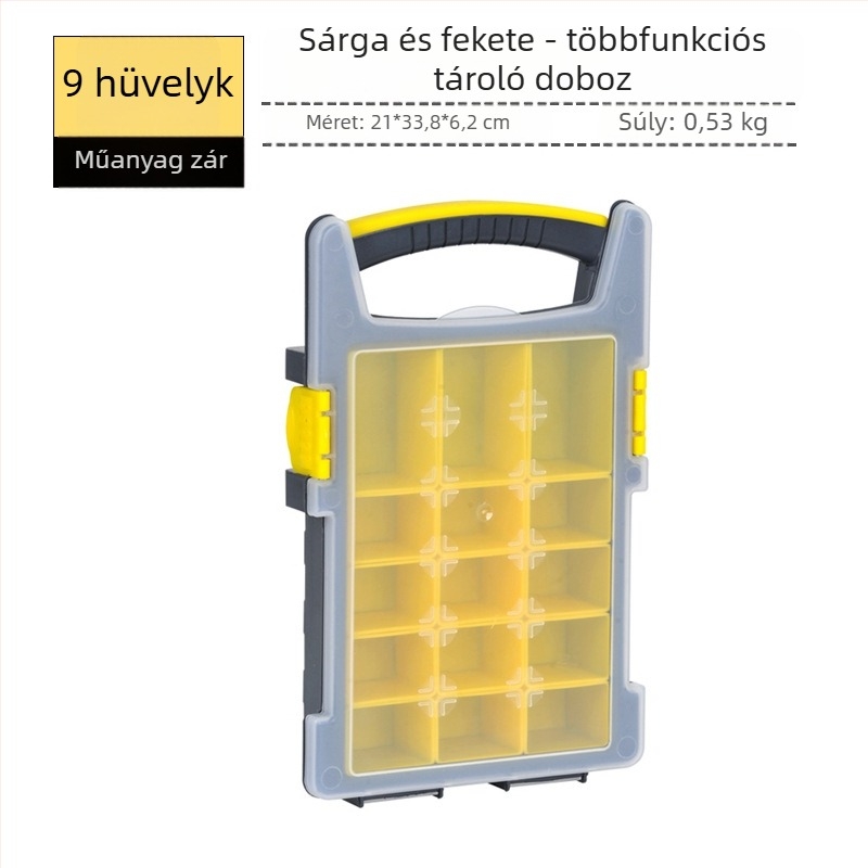 Műanyag szerszámtartó doboz, védőtok stílus, szerszám- és hardver-tárolás, Sheng bangrong márka, eredet Kína