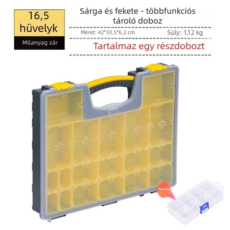 Műanyag szerszámtartó doboz, védőtok stílus, szerszám- és hardver-tárolás, Sheng bangrong márka, eredet Kína