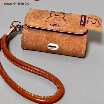 AirPods védőtok, PC anyag, gravírozott kép, hordozható kialakítás