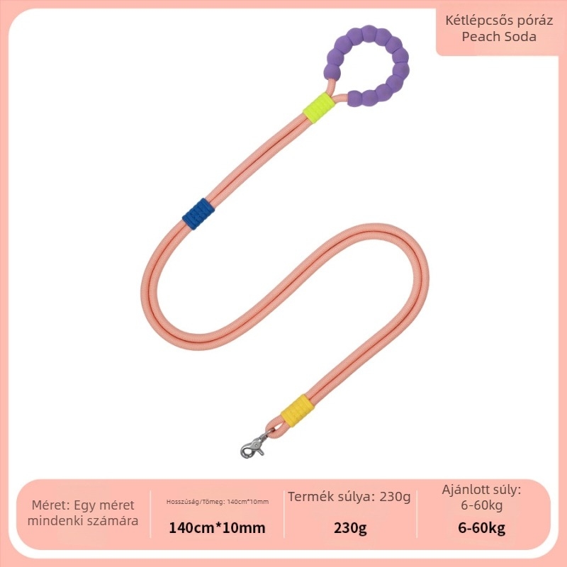 Nylon kutya vontatóöv - kétszakaszos vállpánt crossbody közepes és nagy testű kutyáknak