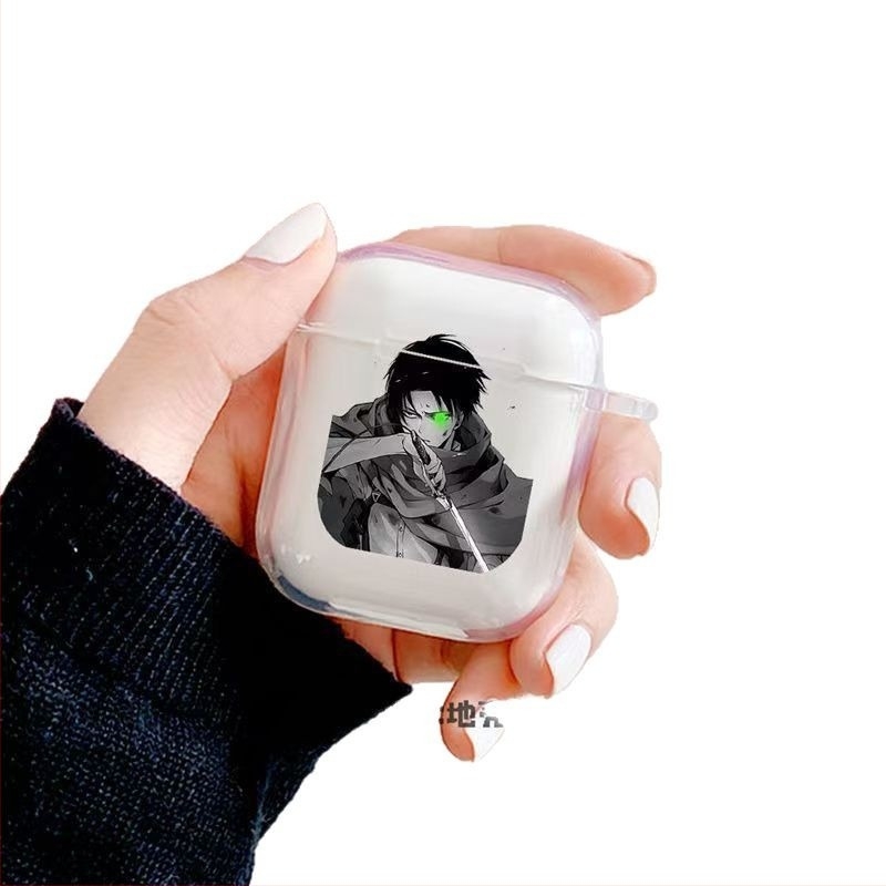 AirPods Pro 2 védőtok Levi Ackerman – Attack on Titan, animációs dizájn, TPU