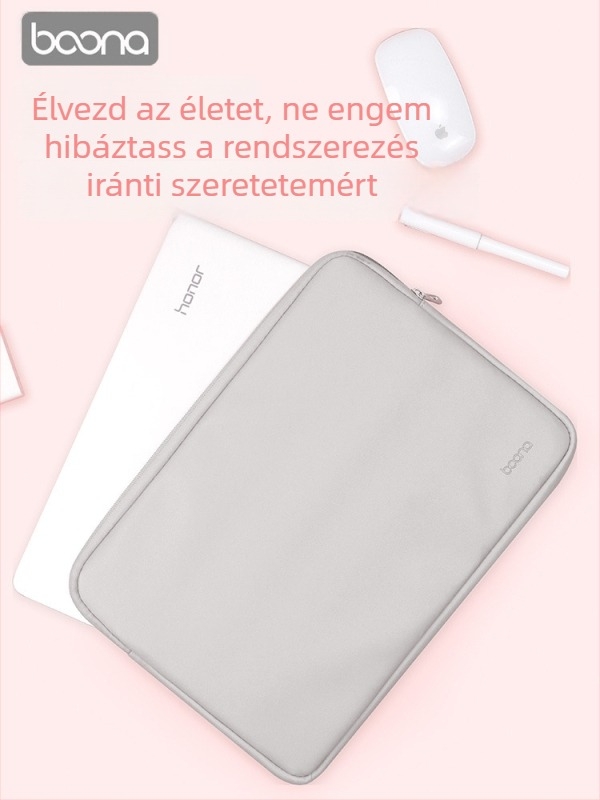 Baona bőrtok laptophoz, 13 hüvelyk, kompatibil Huawei MateBook, Lenovo és Apple MacBook