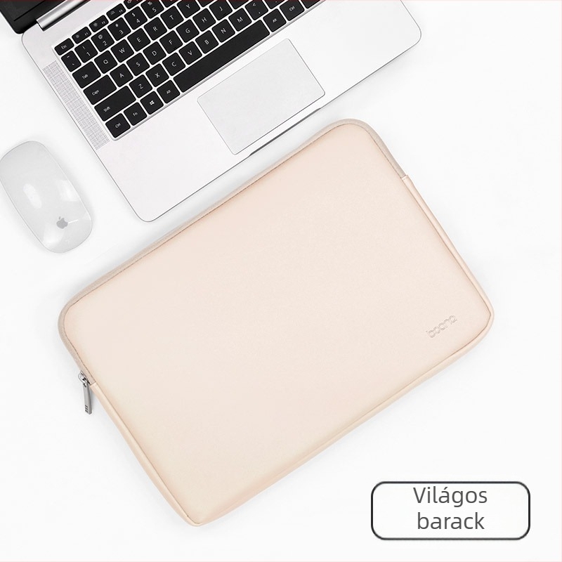 Baona bőrtok laptophoz, 13 hüvelyk, kompatibil Huawei MateBook, Lenovo és Apple MacBook