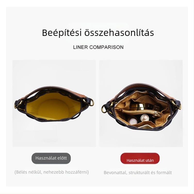 TB bucket bag belső liner, nejlon bélés, ultra-könnyű, vízálló, antibakteriális, uniszex