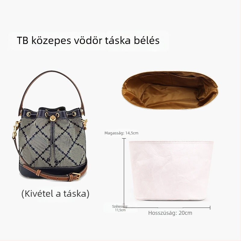 TB bucket bag belső liner, nejlon bélés, ultra-könnyű, vízálló, antibakteriális, uniszex