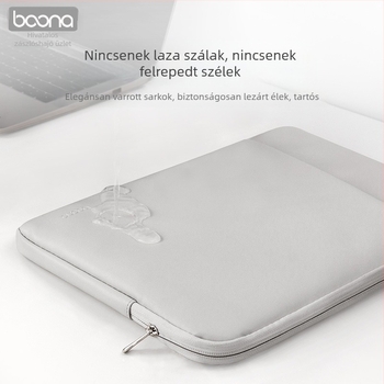 Baona bőr notesz belső tok Lenovo, Huawei, Apple és más laptopokhoz – egyszerű és kényelmes