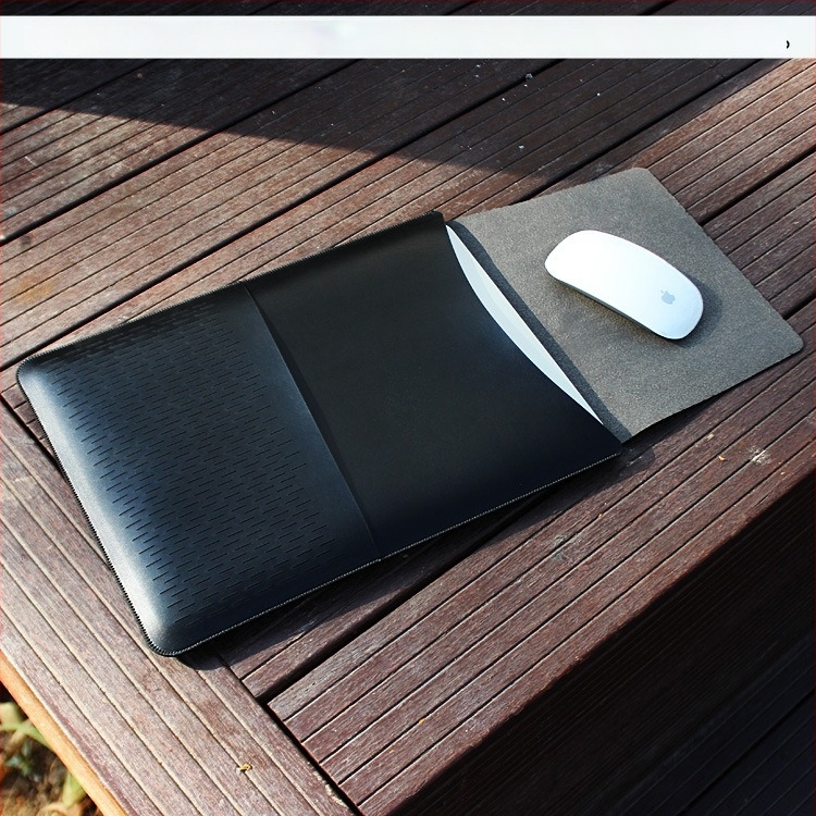 MacBook Pro/Air belső táska — műbőr, liner bag, Kapok bay