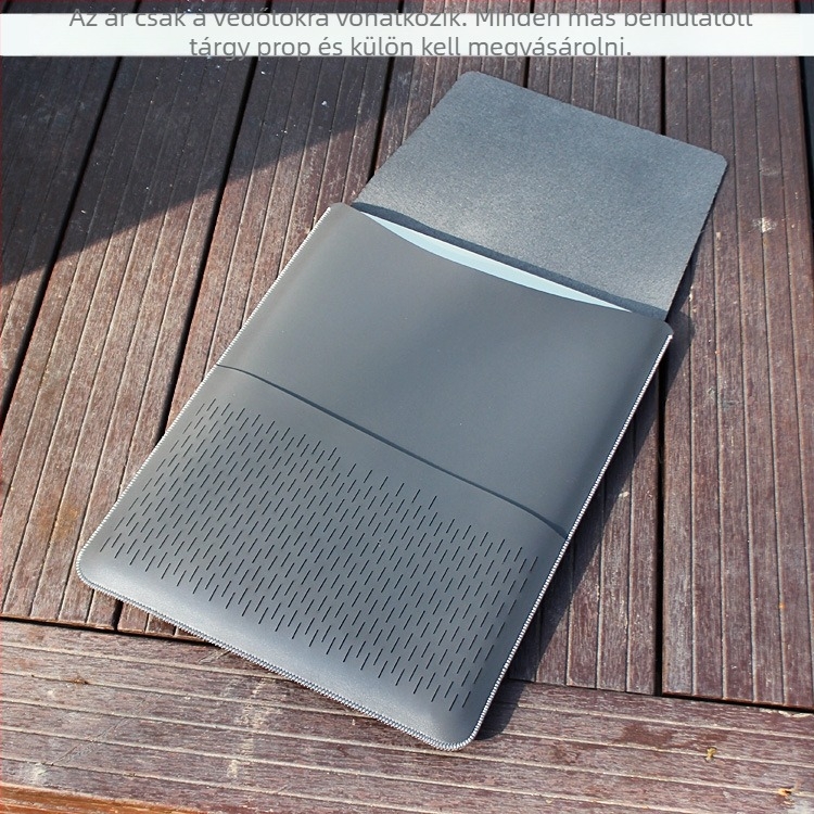 MacBook Pro/Air belső táska — műbőr, liner bag, Kapok bay