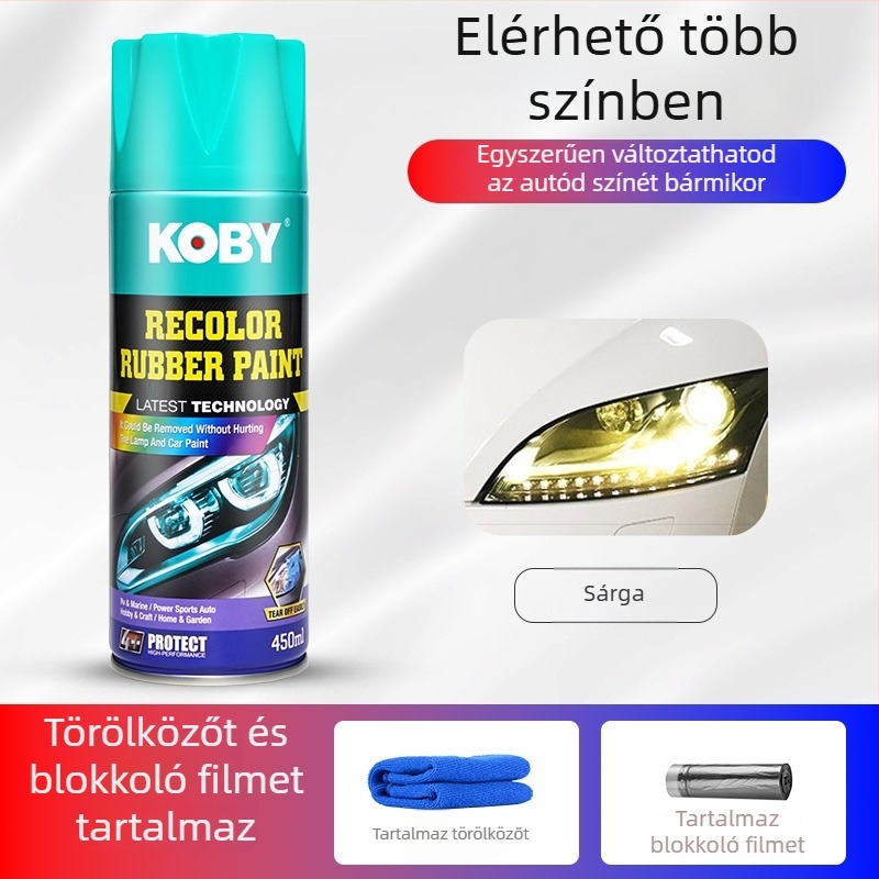 Autó fényszóró színváltó fólia – fényszórók és hátsó lámpákhoz | Márka: Egyéb; Anyag: Egyéb; Garancia: Egyéb