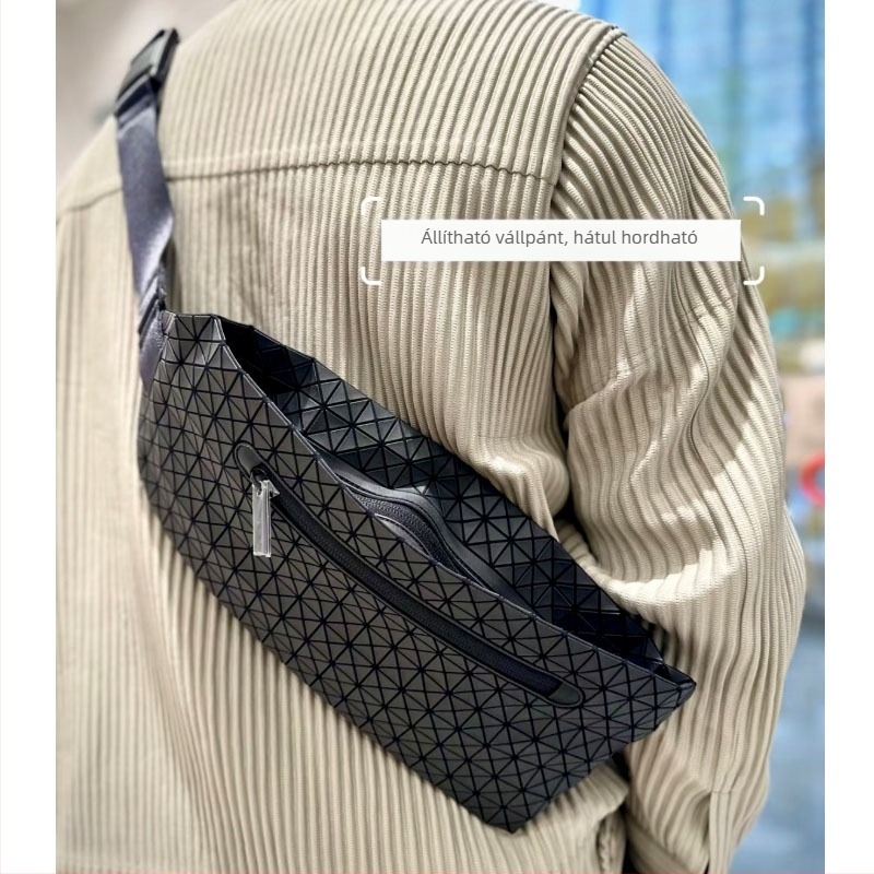 Nemek közötti szilikon mellkas táska poliészter béléssel, nyár 2024, mindennapi crossbody
