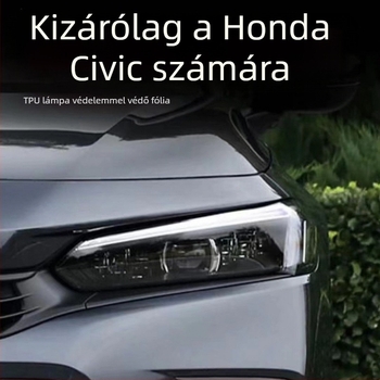 TPU fényszórófilm Honda Civic 11. és 10. generációhoz – átlátszó fényvezérlésű színváltó fólia