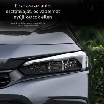 TPU fényszórófilm Honda Civic 11. és 10. generációhoz – átlátszó fényvezérlésű színváltó fólia