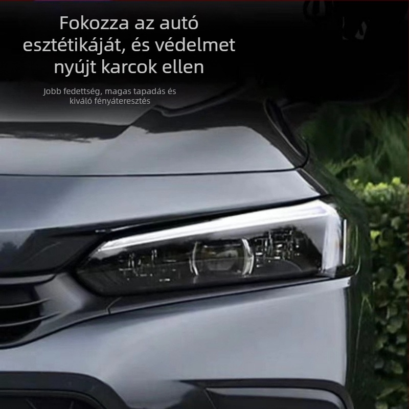 TPU fényszórófilm Honda Civic 11. és 10. generációhoz – átlátszó fényvezérlésű színváltó fólia
