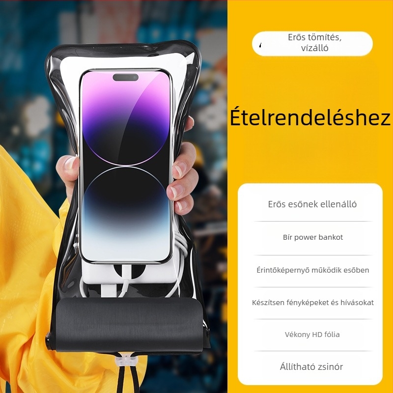 Áttetsző, vízálló telefontok érintőképernyővel, úszáshoz és merüléshez