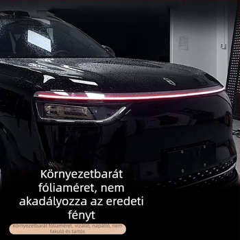 Wenjie M8 fénycsík színváltó fólia nappali menetfényekhez és autó lámpákhoz, piros, kék és zöld több szín opcióval, TPU dekorációs fólia
