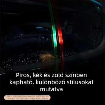 Wenjie M8 fénycsík színváltó fólia nappali menetfényekhez és autó lámpákhoz, piros, kék és zöld több szín opcióval, TPU dekorációs fólia