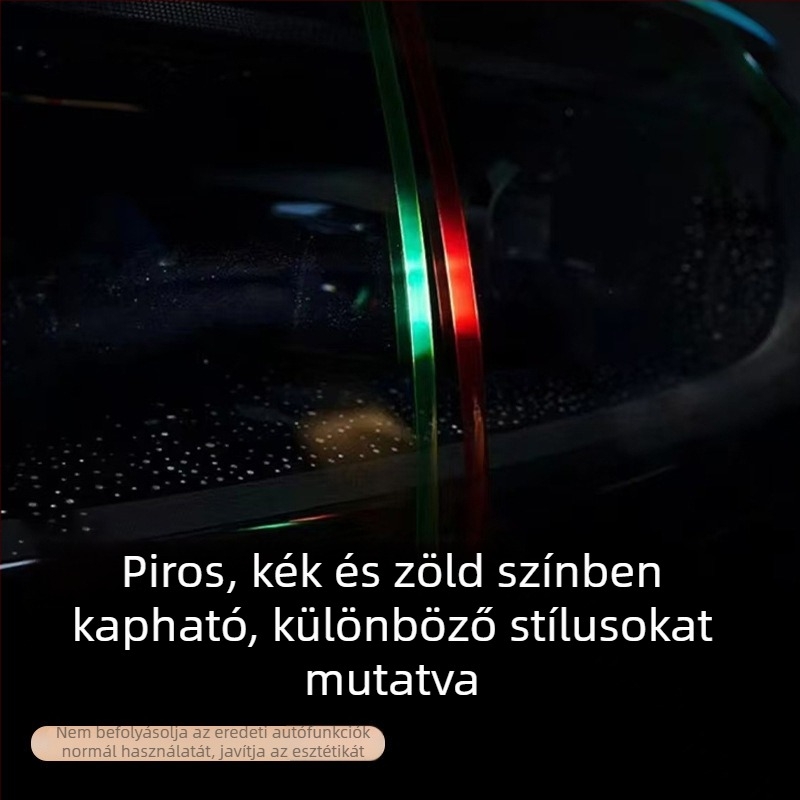 Wenjie M8 fénycsík színváltó fólia nappali menetfényekhez és autó lámpákhoz, piros, kék és zöld több szín opcióval, TPU dekorációs fólia