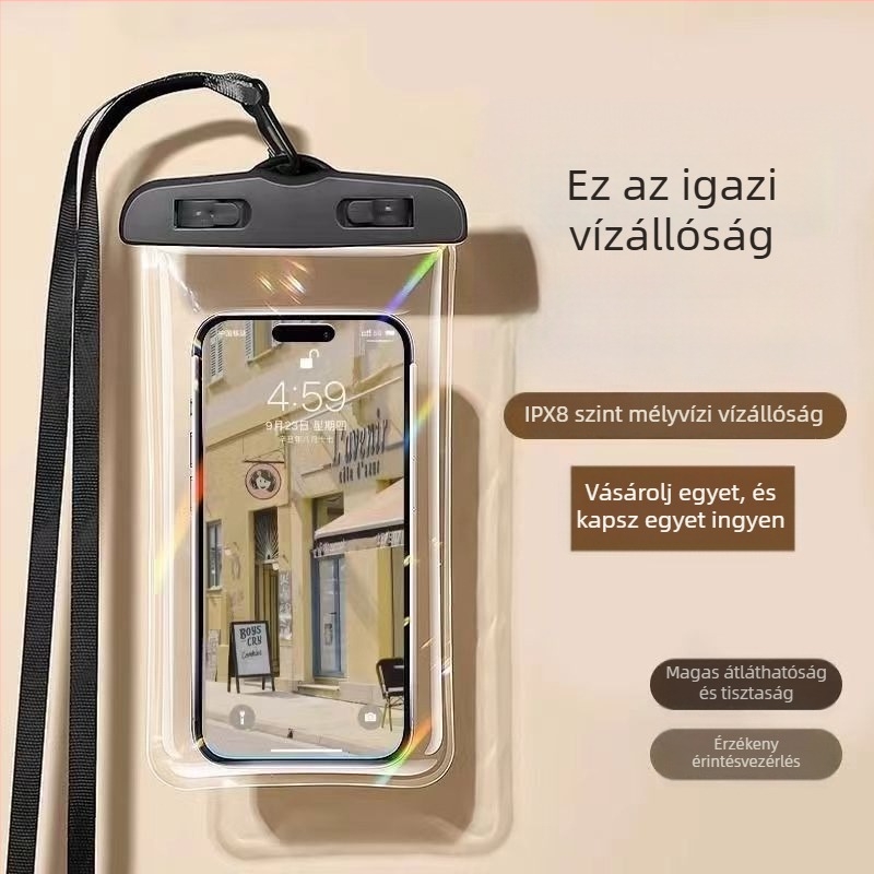 Vízálló telefon tok búvárkodáshoz — EVA anyag, nylon szövet, kültéri vízálló táska