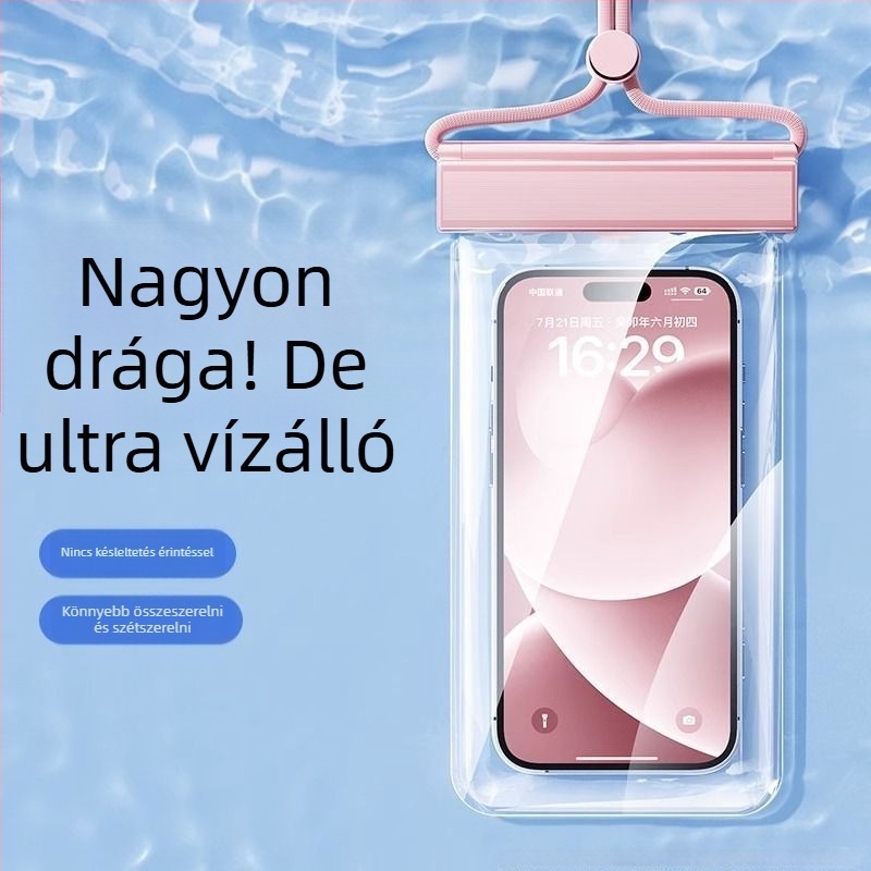 Vízálló telefon tok búvárkodáshoz — EVA anyag, nylon szövet, kültéri vízálló táska