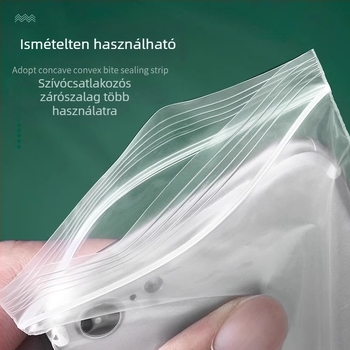 Telefon táska érintésérzékelővel, vízálló anyag, átlátszó önzáró tároló tasak; Kapacitás: Egyéb; Csomagolás: Normál