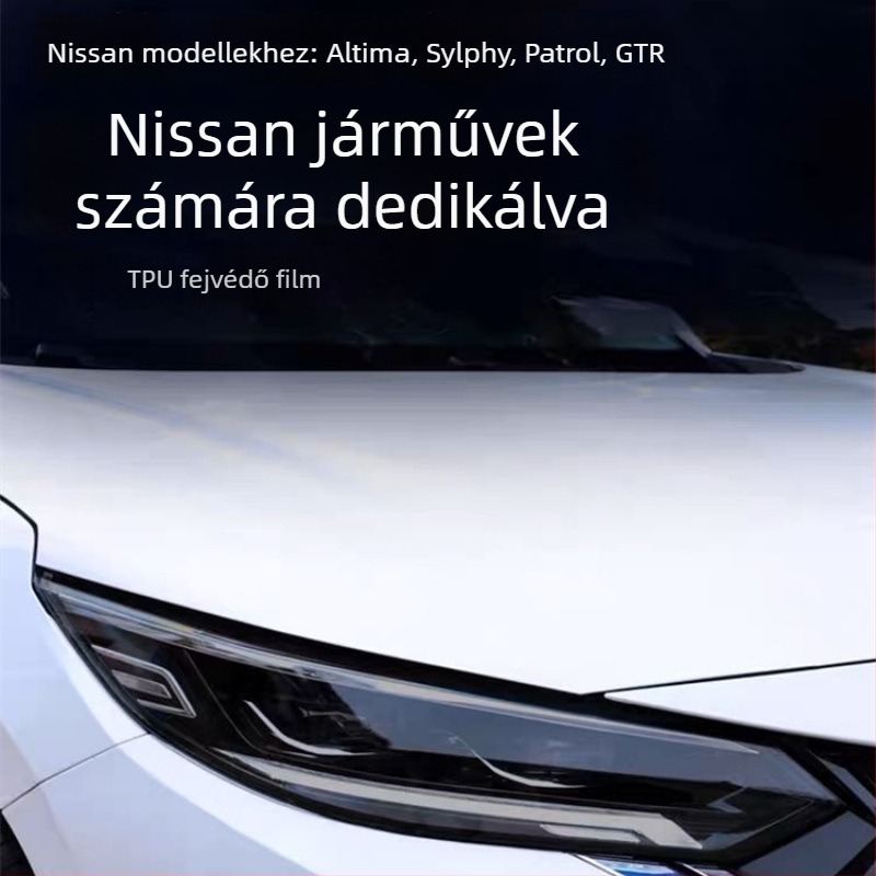 TPU fényszóró- és hátsó lámpa fólia Nissanhoz – színváltó fólia, kompatibilis a Sylphy, X-Trail és Teana modellekkel
