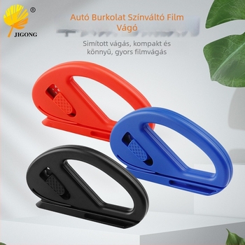 Autófólia vágó kés, kézi eszköz ívelt vágásokhoz, kompatibilis napfóliával és üvegfóliával