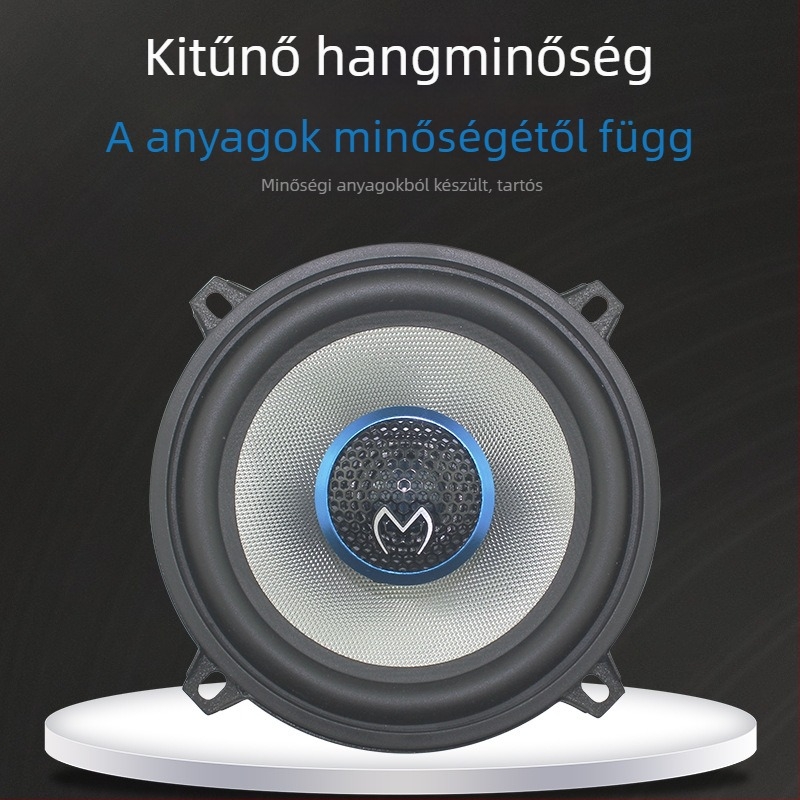 Autóba szerelt koaxiális hangszóró, magas hűségű hangzás, üvegszál diafragma, külső mágneses rendszer, Magic Voice