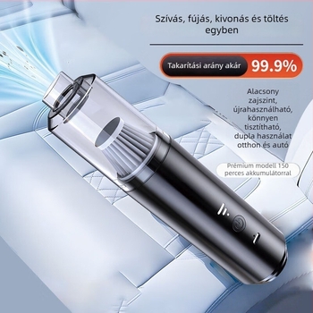 Vezeték nélküli kézi porszívó autóhoz és otthonhoz, erős szívás 25 kPa+, modell M-2054, 36V, 100W, cserélhető akkumulátor, üzemidő 0-1 óra