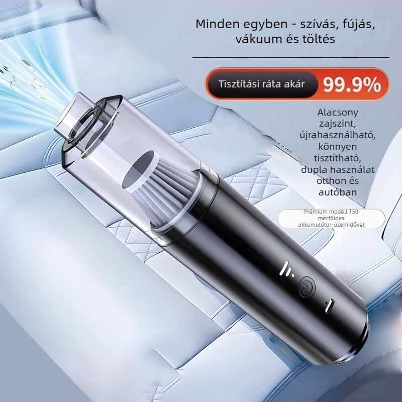 Vezeték nélküli kézi porszívó autóhoz és otthonhoz, erős szívás 25 kPa+, modell M-2054, 36V, 100W, cserélhető akkumulátor, üzemidő 0-1 óra