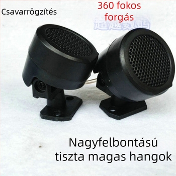 Autó Tweeter pár - Teljes tartományú hangzás, Erős audiophile hang, Modell Automatic-2590586_57_56