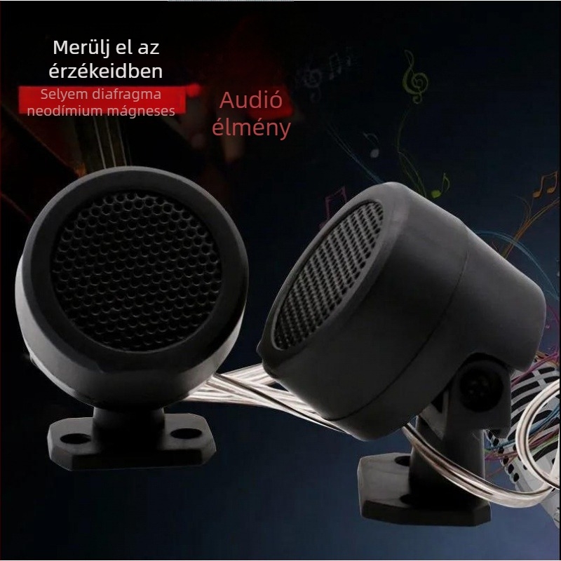 Autó Tweeter pár - Teljes tartományú hangzás, Erős audiophile hang, Modell Automatic-2590586_57_56