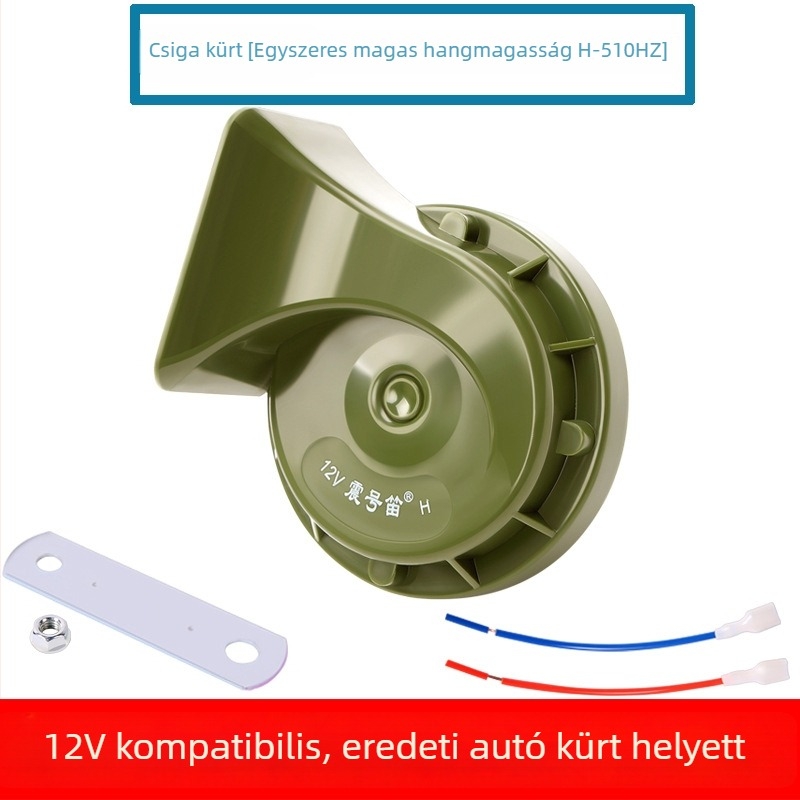 Autó csiga kürtje 1360, 60W, 12V, 50dB, 1Ω