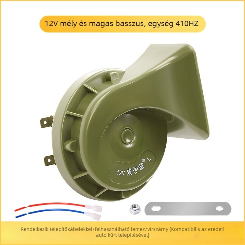 Autó csiga kürtje 1360, 60W, 12V, 50dB, 1Ω