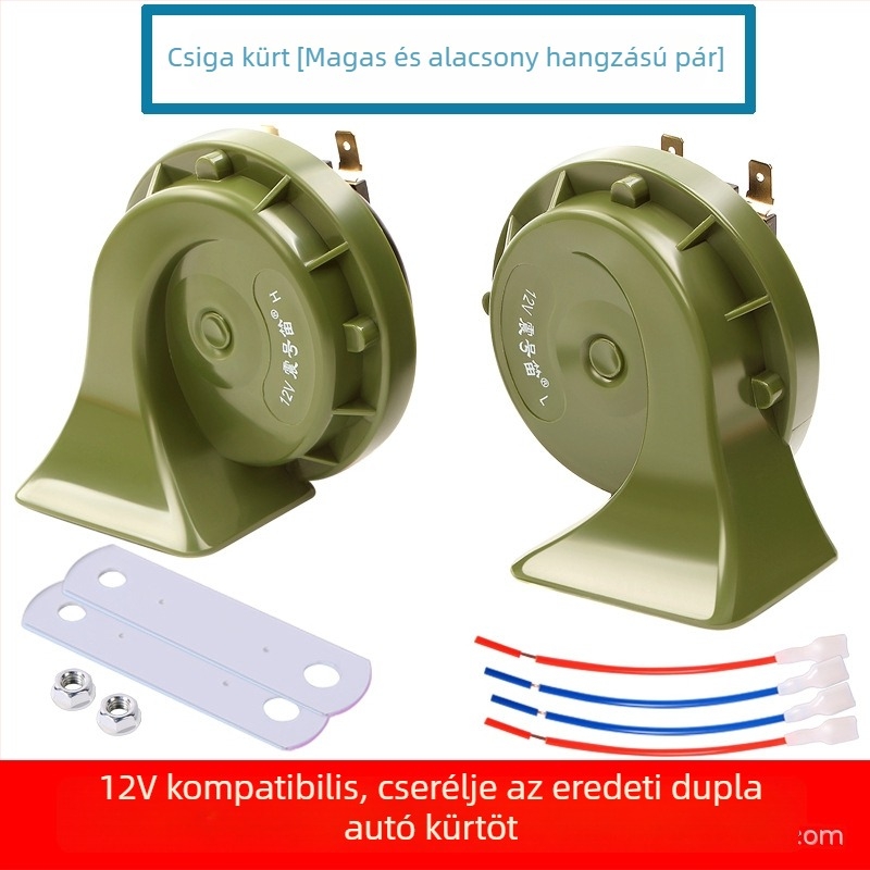 Autó csiga kürtje 1360, 60W, 12V, 50dB, 1Ω