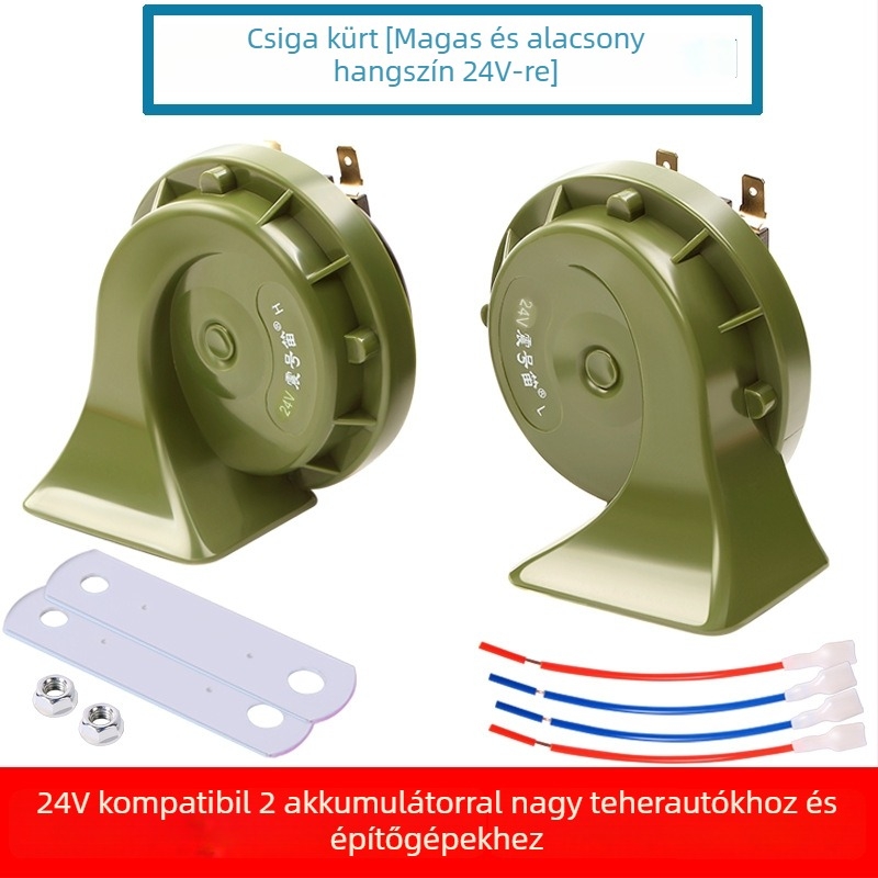 Autó csiga kürtje 1360, 60W, 12V, 50dB, 1Ω