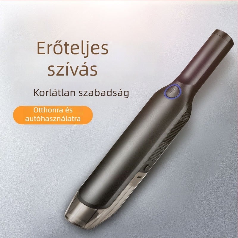 Hordozható autós porszívó, vezeték nélküli (12V, 65W, 4500Pa)