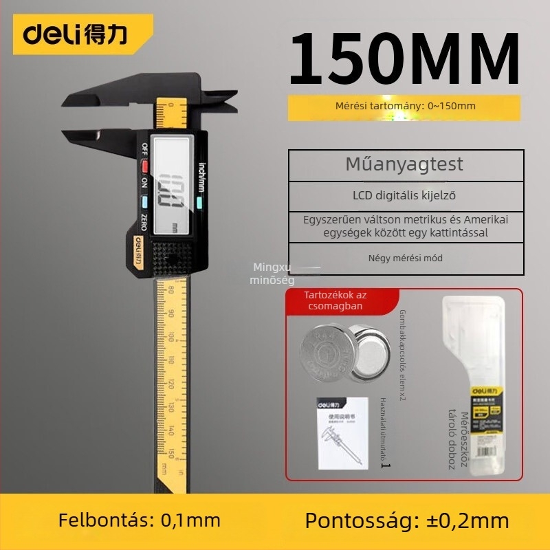 MINGXU Digitális tolómérő – Magas Pontosságú Elektronikus Mérőeszköz Jáde Ékszerekhez