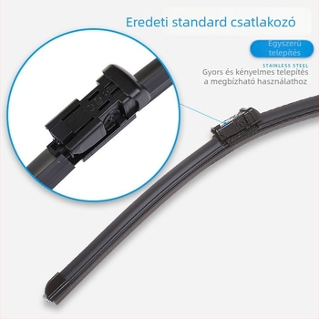 Dori keret nélküli ablaktörlő S333 a Tesla Model 3/Model Y/Model X/Model S számára – 90° kitérés, 12V motor, természetes gumi