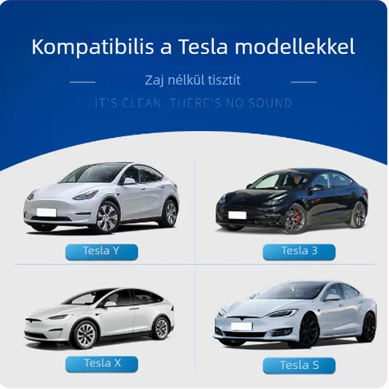 Dori keret nélküli ablaktörlő S333 a Tesla Model 3/Model Y/Model X/Model S számára – 90° kitérés, 12V motor, természetes gumi