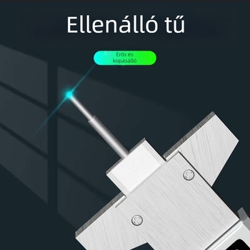 Digitális abroncs‑profil mélység mérő kaliper elektronikus kijelzővel az abroncs vastagságának nyomon követéséhez