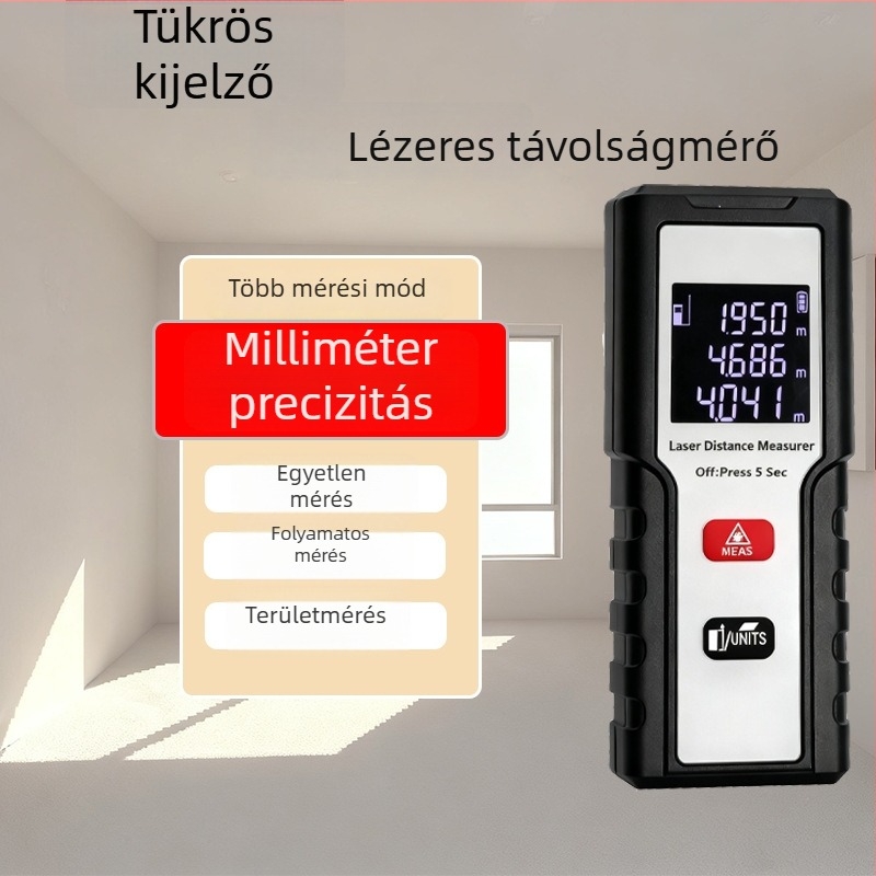 Kinlopto Kl20 Bluetooth-os lézeres távolságmérő, infravörös szobamérés eszköz, 0,05–60 m