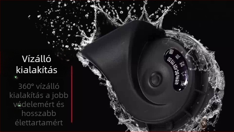 Autóklaxon 12V, 48W, 120 dB, frekvencia-válasz 510/410 Hz