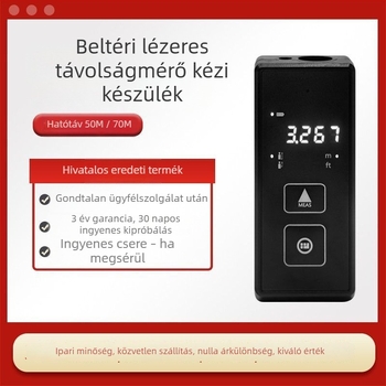 Beltéri lézeres távolságmérő – kézi, hordozható, infravörös mérés
