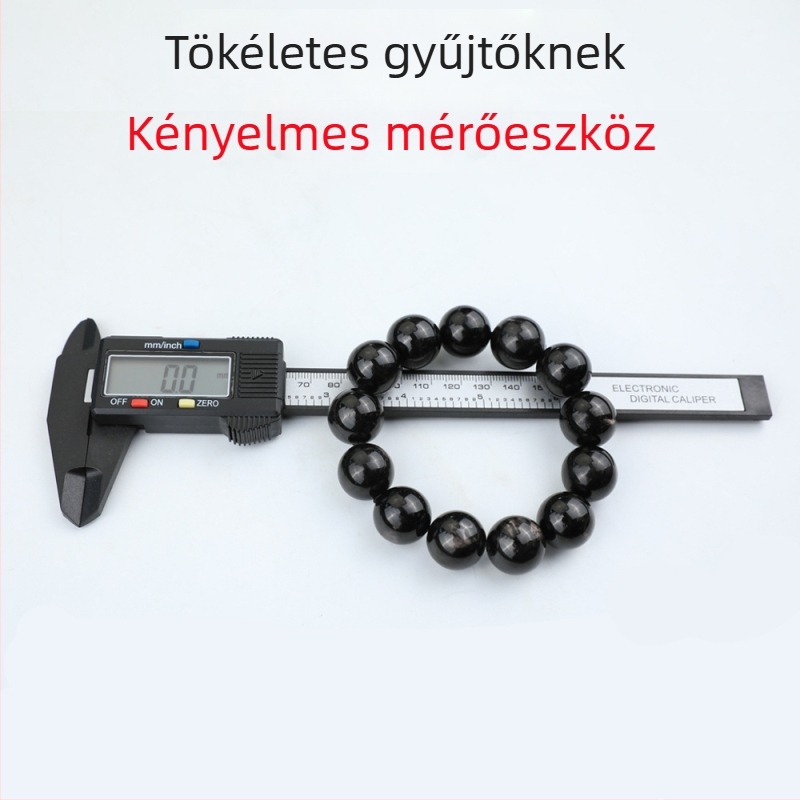 MAKLE digitális tolómérő elektronikus kijelzővel, teljesen műanyag, kompakt, tartomány 0-150 mm